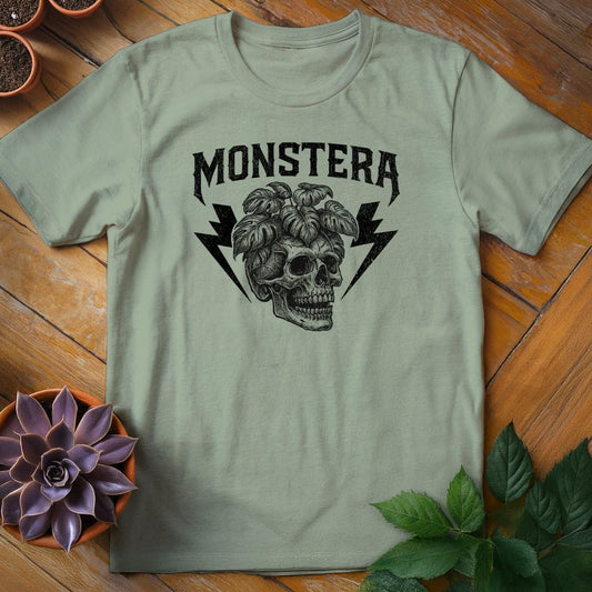 Monstera Tee T-Shirt Sage / S