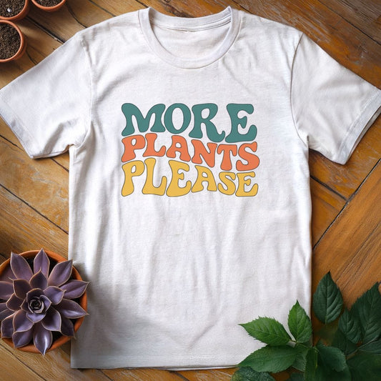 More Plants Please Tee T-Shirt White / S