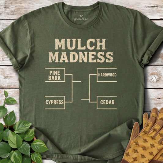 Mulch Madness Tee, Military Green