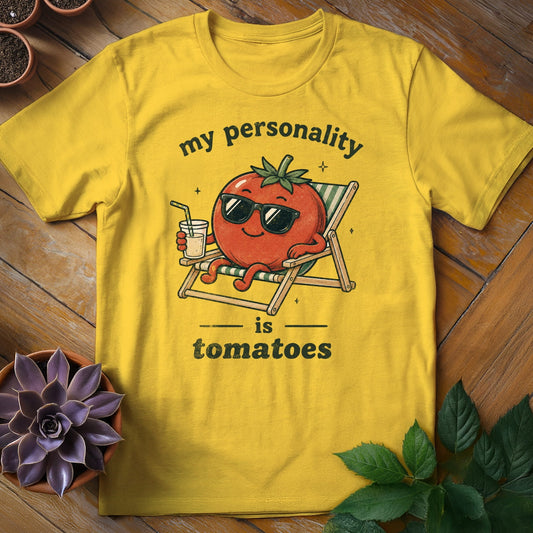 My Personality is Tomatoes Tee T-Shirt Daisy / S