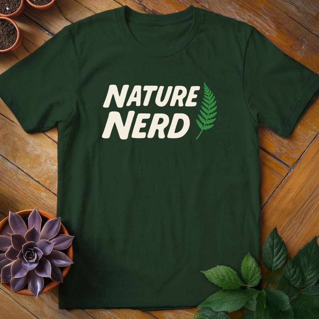 Nature Nerd Tee T-Shirt Forest Green / S