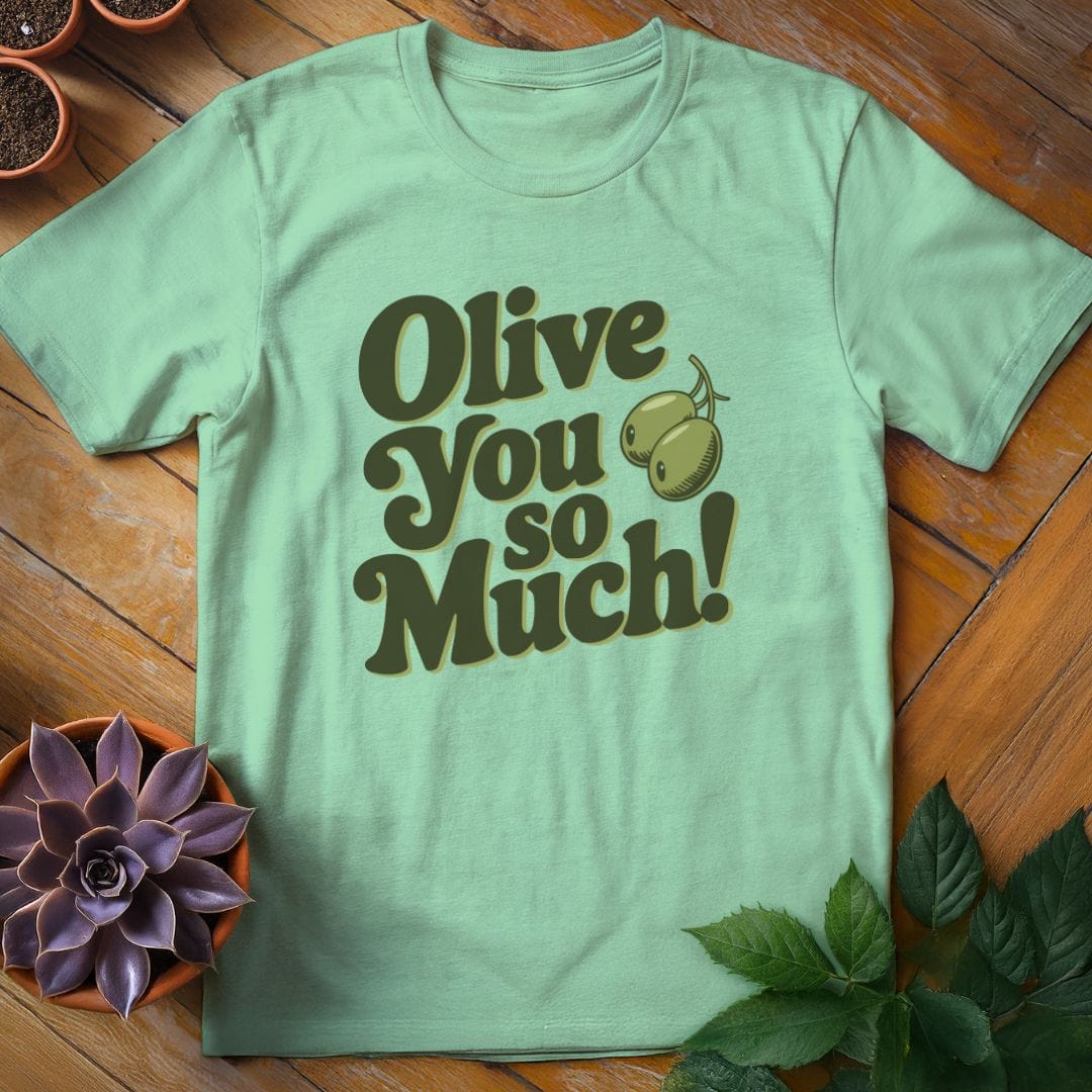 Olive You So Much Tee T-Shirt Mint Green / S