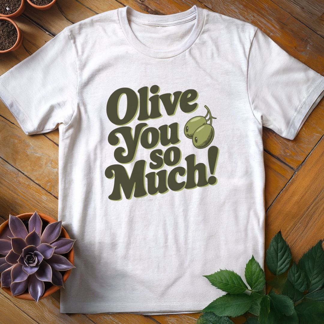 Olive You So Much Tee T-Shirt White / S