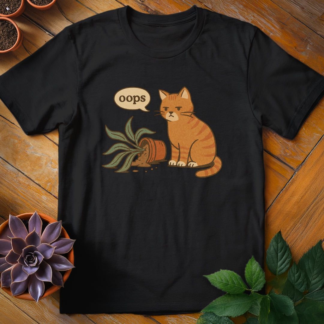 Oops Tee T-Shirt Black / S