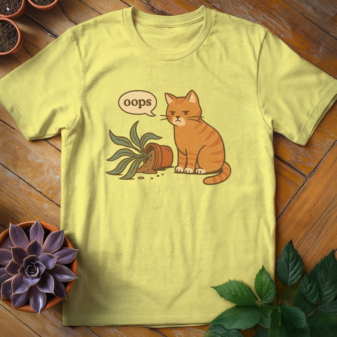 Oops Tee T-Shirt Cornsilk / S