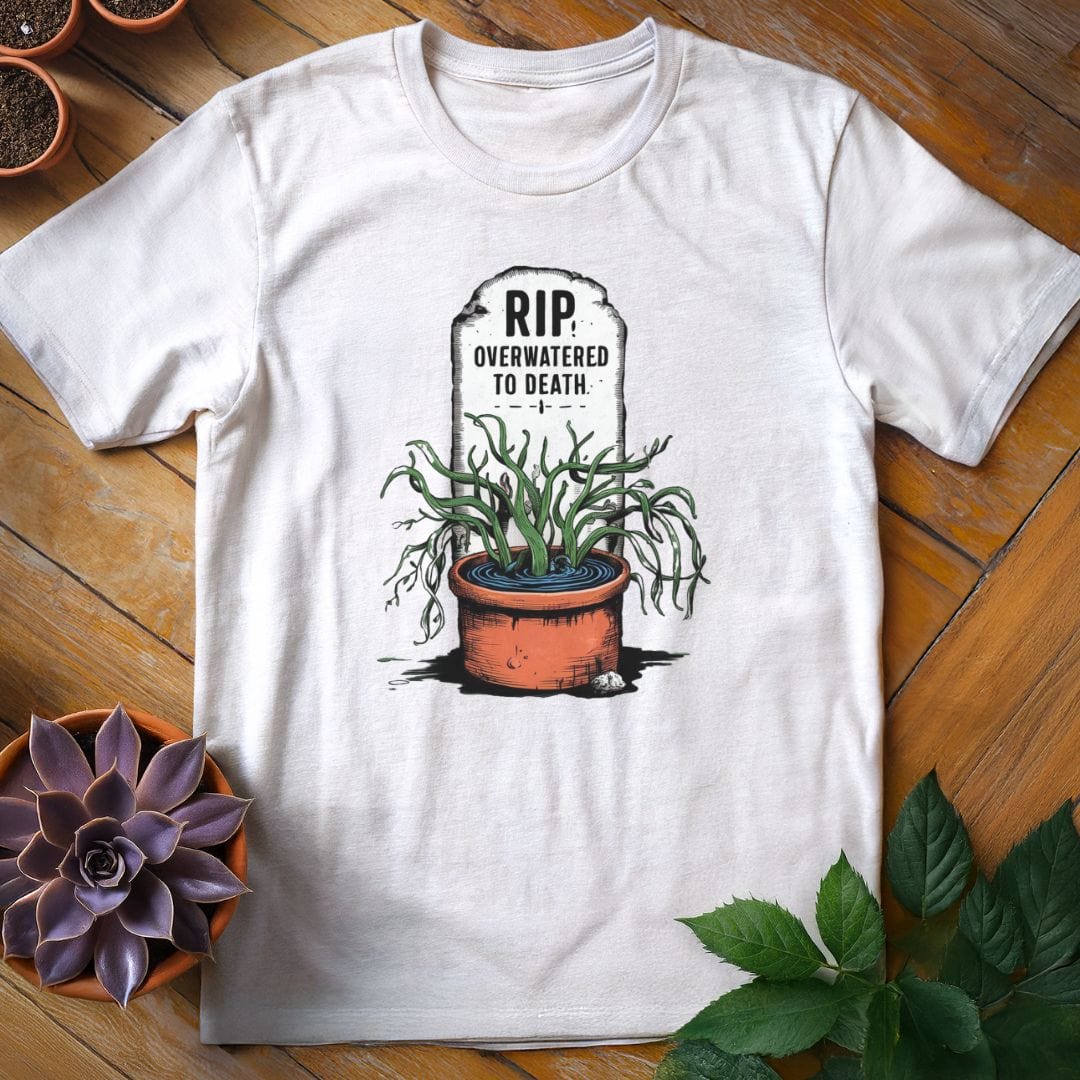 Overwatered to Death Tee T-Shirt White / S