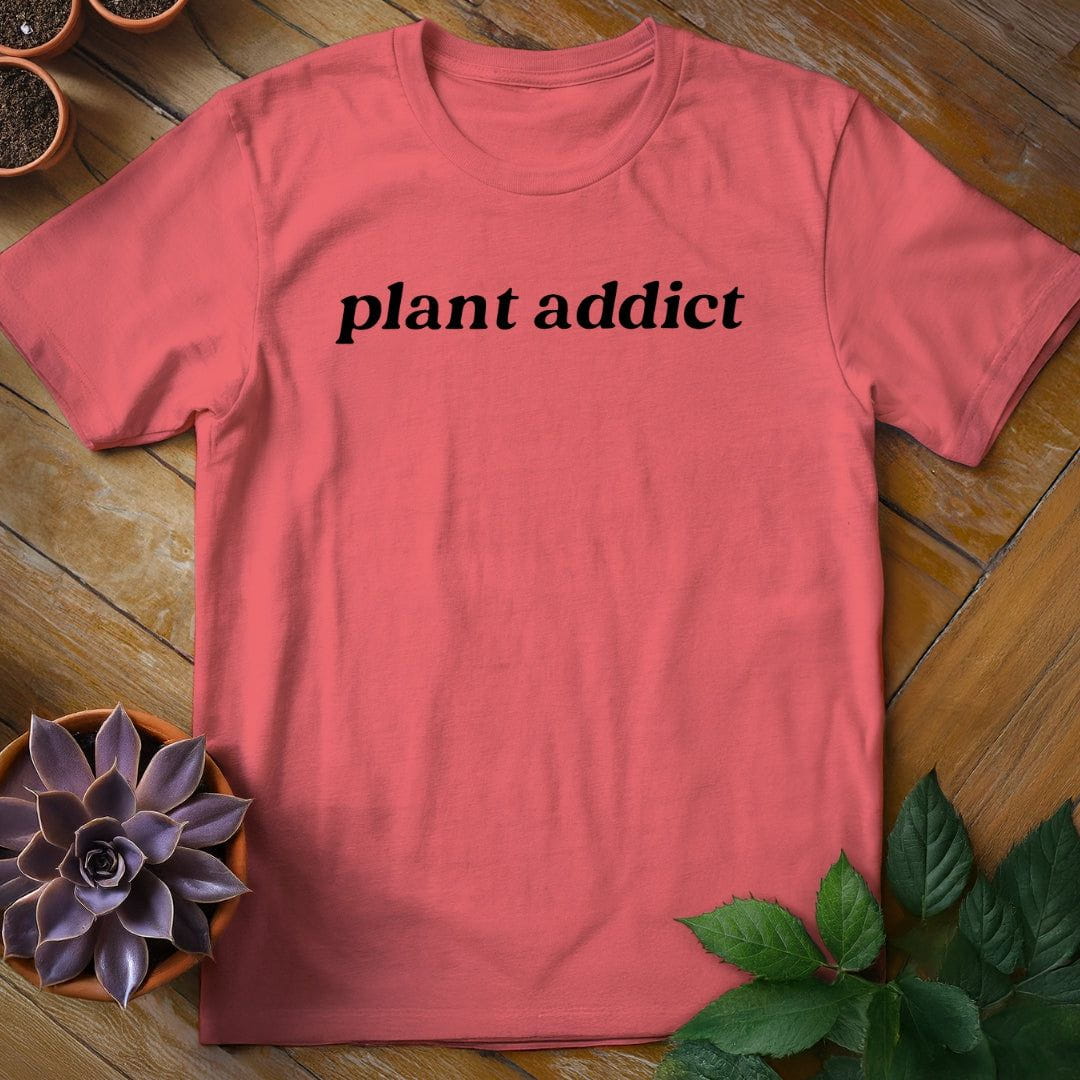 Plant Addict Tee T-Shirt Coral Silk / S