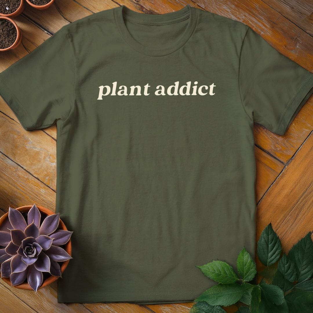 Plant Addict Tee T-Shirt Military Green / S