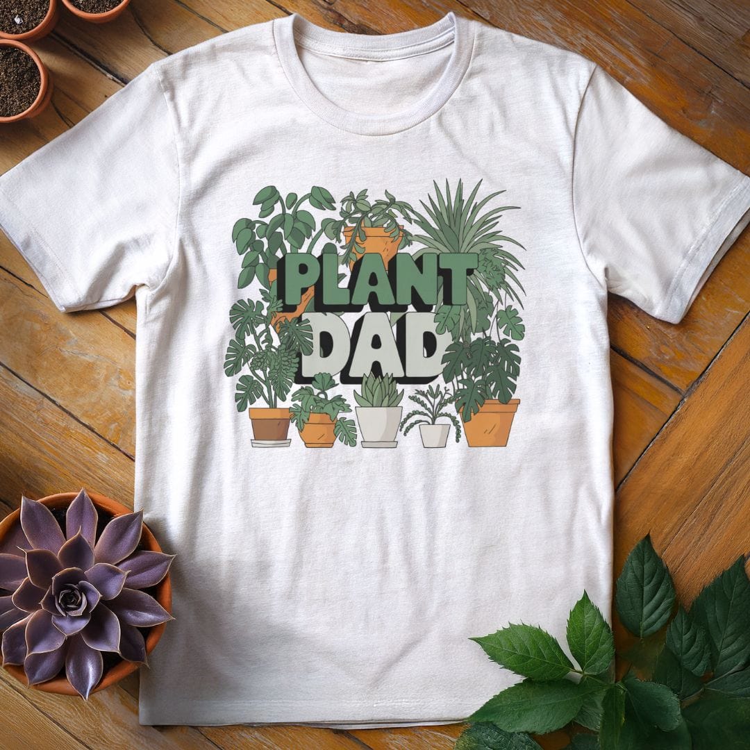 Plant Dad Tee T-Shirt White / S