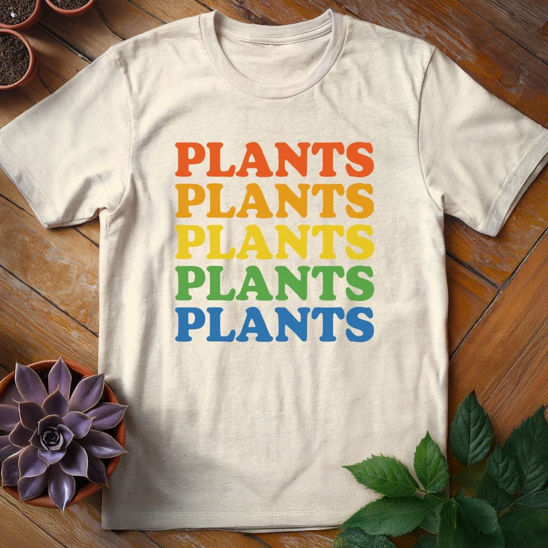 Plants Plants Plants Tee T-Shirt Natural / S
