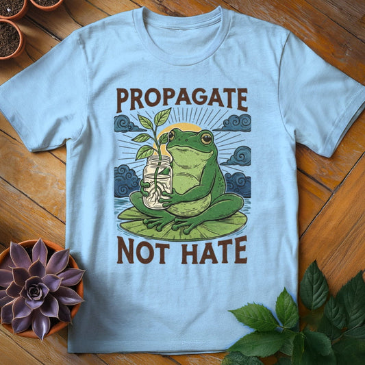 Propagate Not Hate Tee T-Shirt Light Blue / S