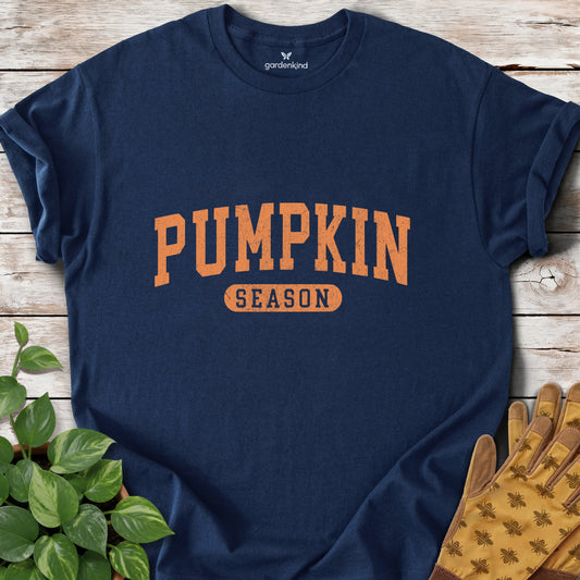 Pumpkin Season Tee, Navy