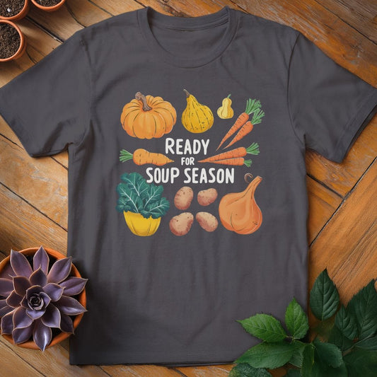 Ready for Soup Season Tee T-Shirt Charcoal / S