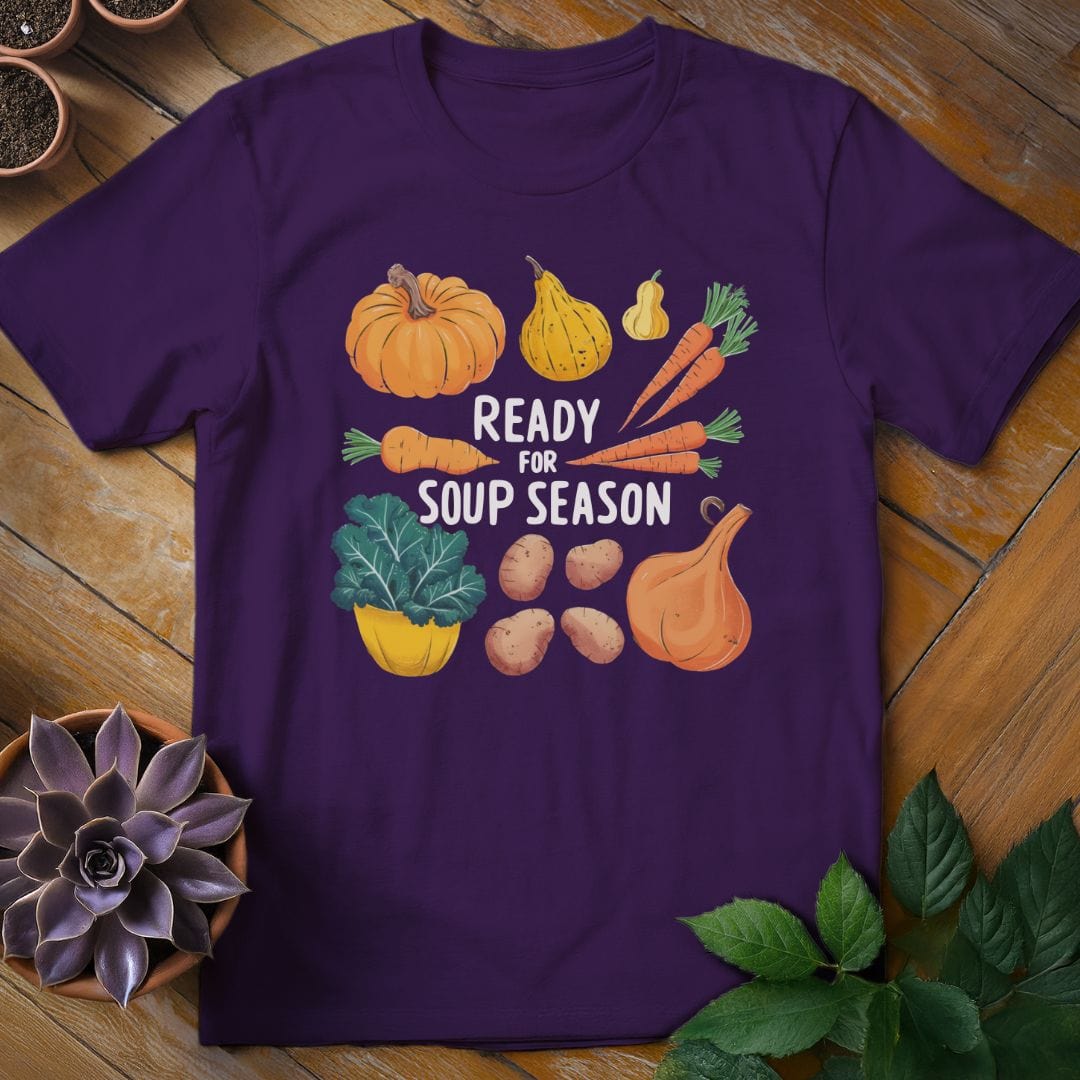 Ready for Soup Season Tee T-Shirt Purple / S