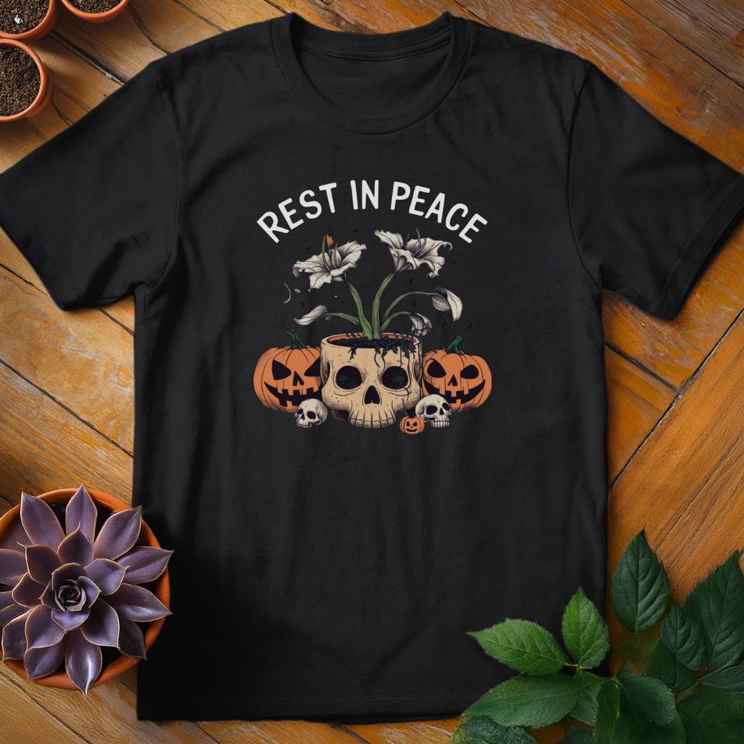 Rest in Peace Lily Tee T-Shirt Black / S