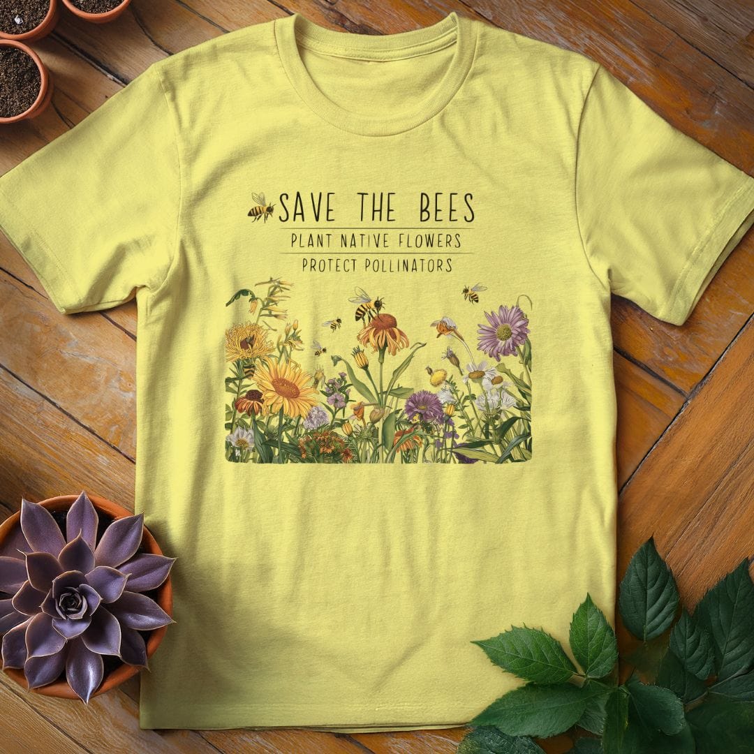 Save the Bees Tee T-Shirt Cornsilk / S