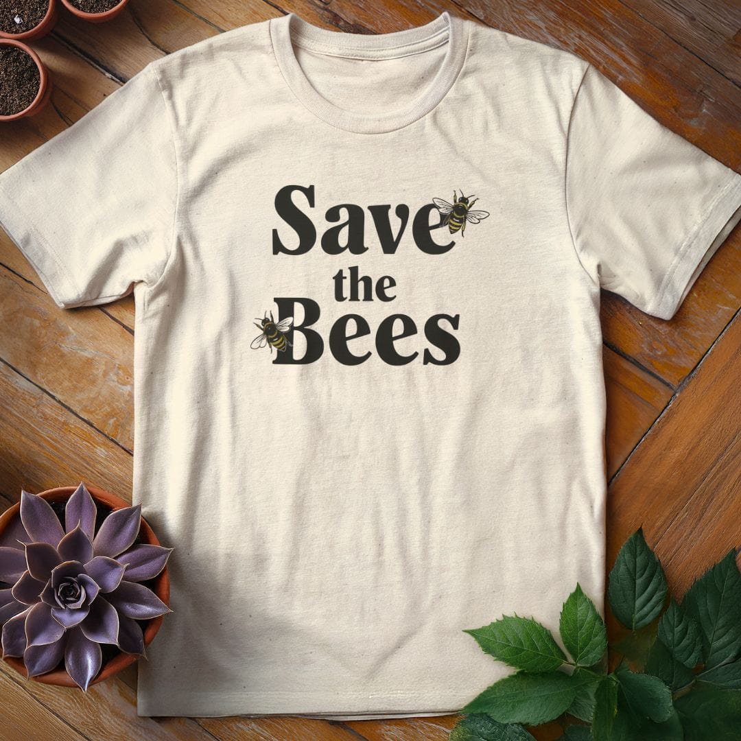 Save the Bees Tee T-Shirt Natural / S