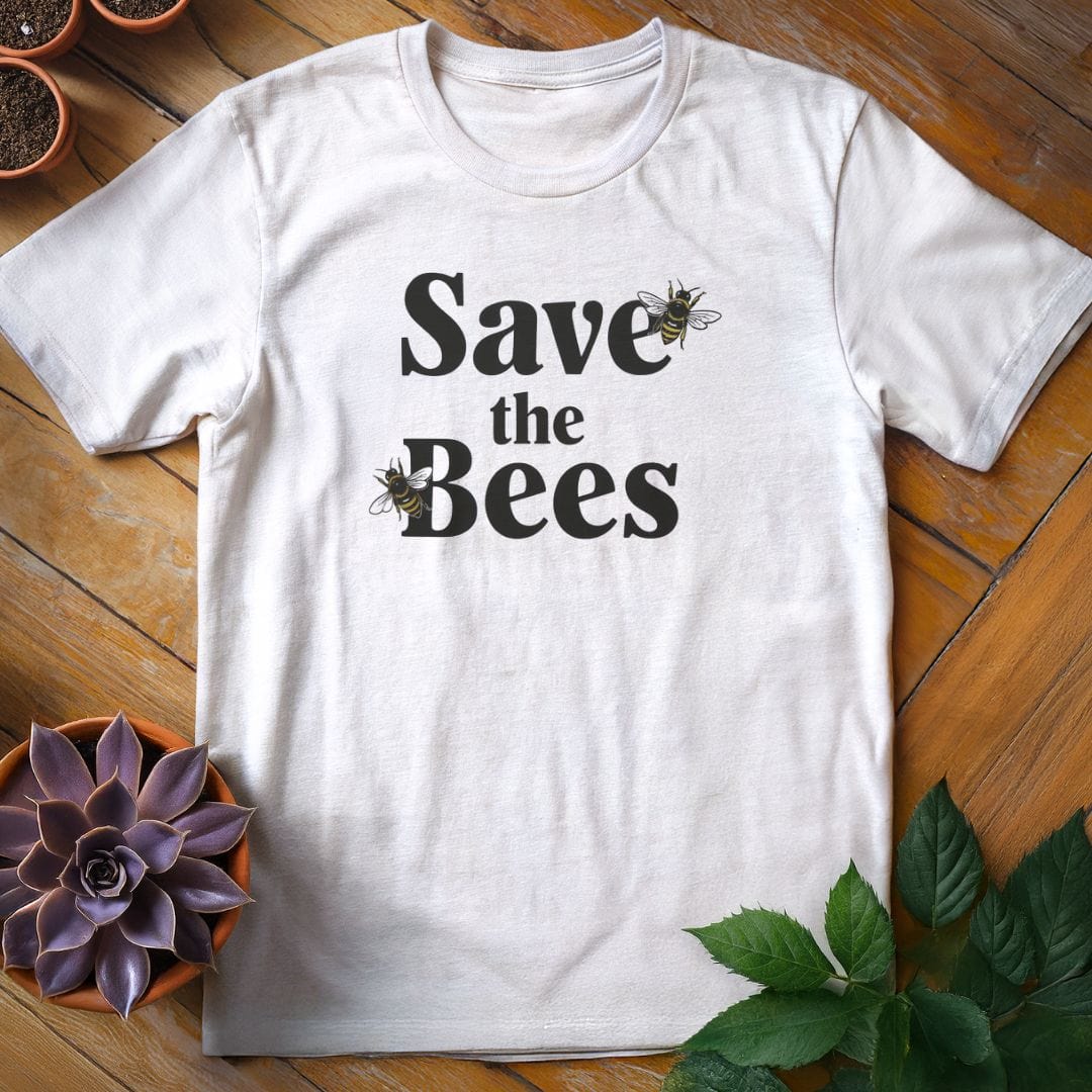 Save the Bees Tee T-Shirt White / S