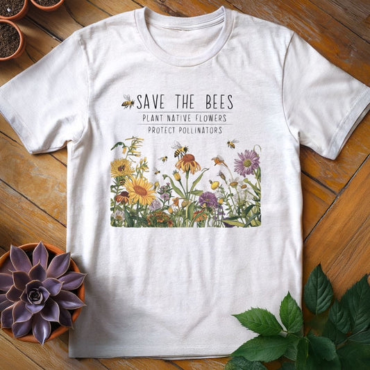 Save the Bees Tee T-Shirt White / S