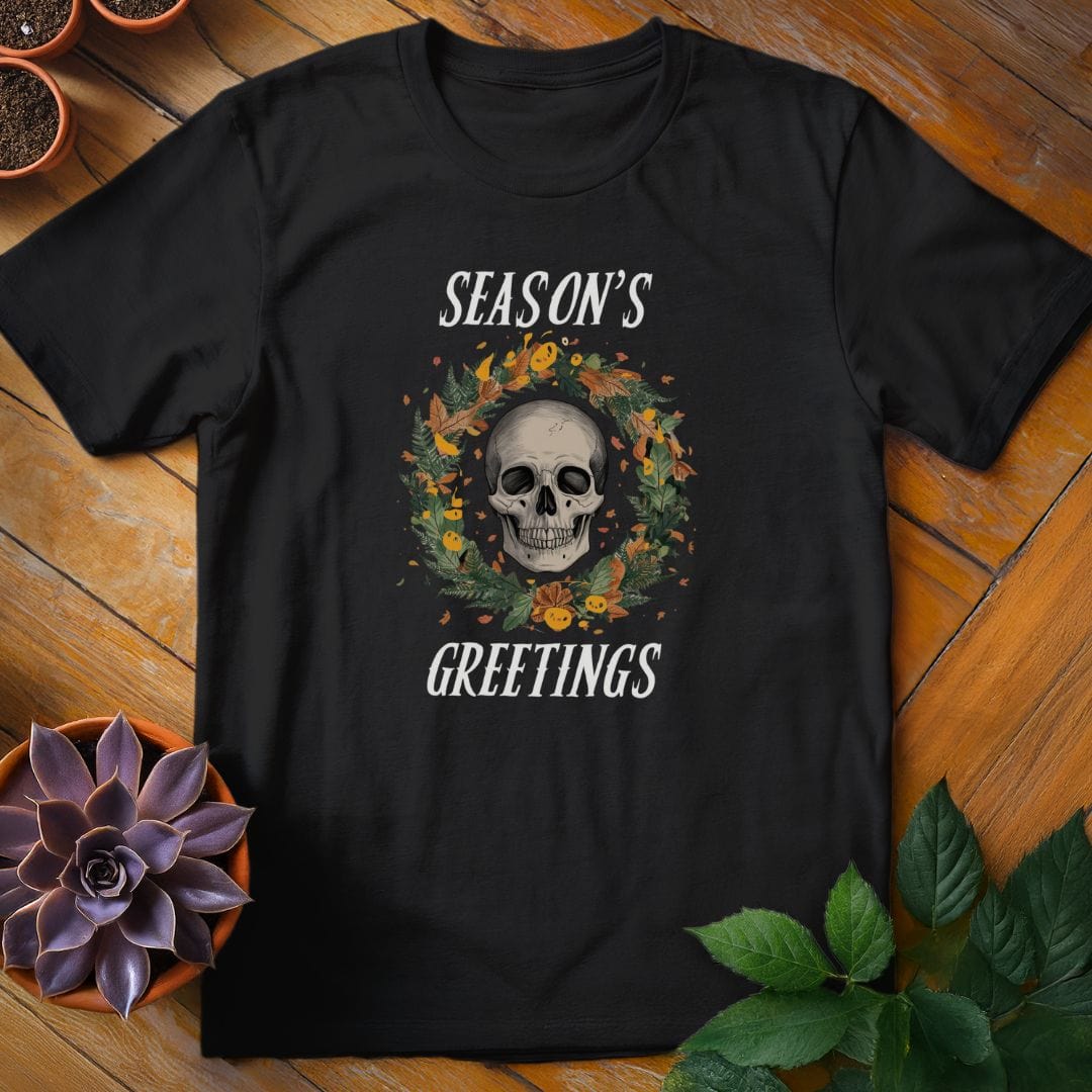 Season's Greetings Tee T-Shirt Black / S