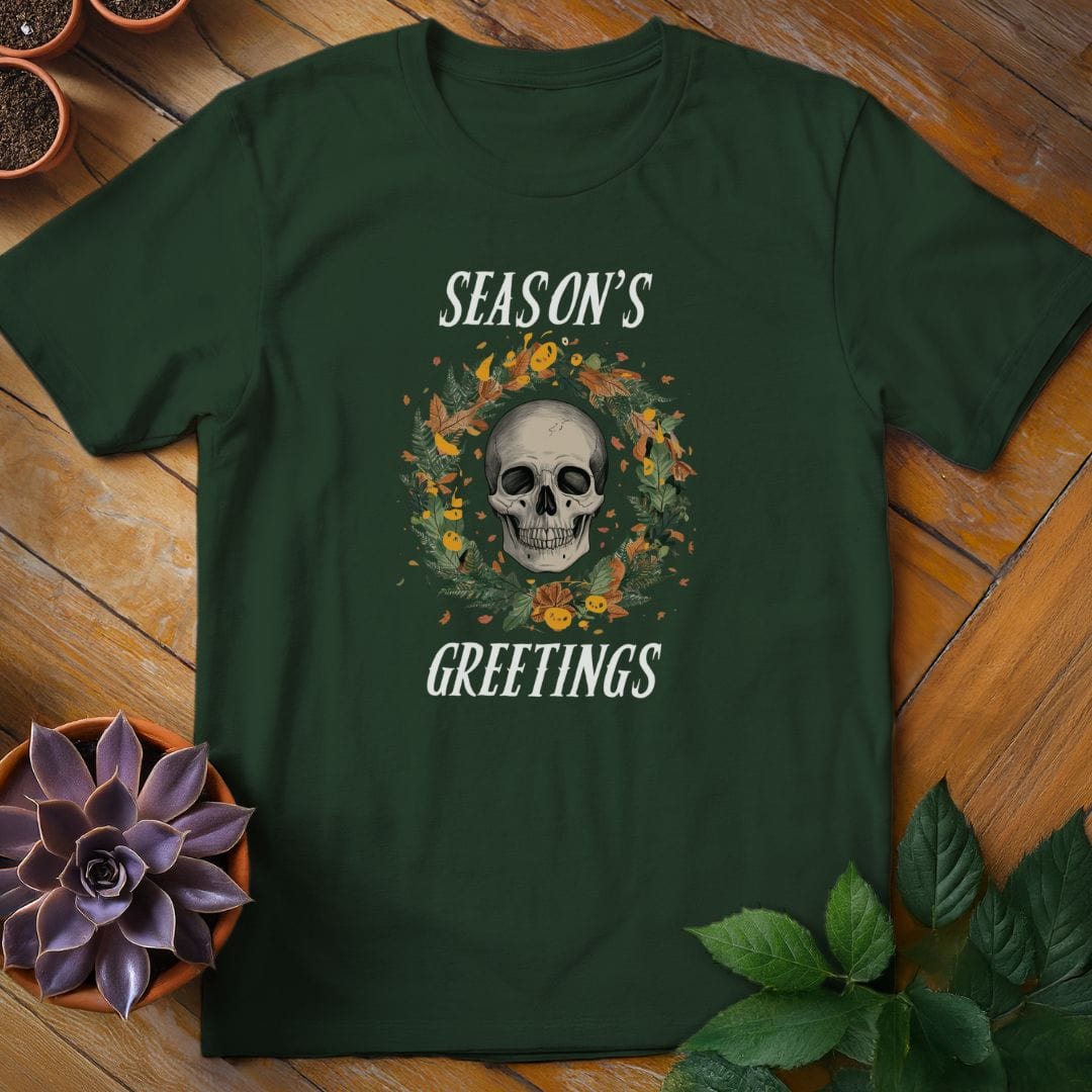 Season's Greetings Tee T-Shirt Forest Green / S