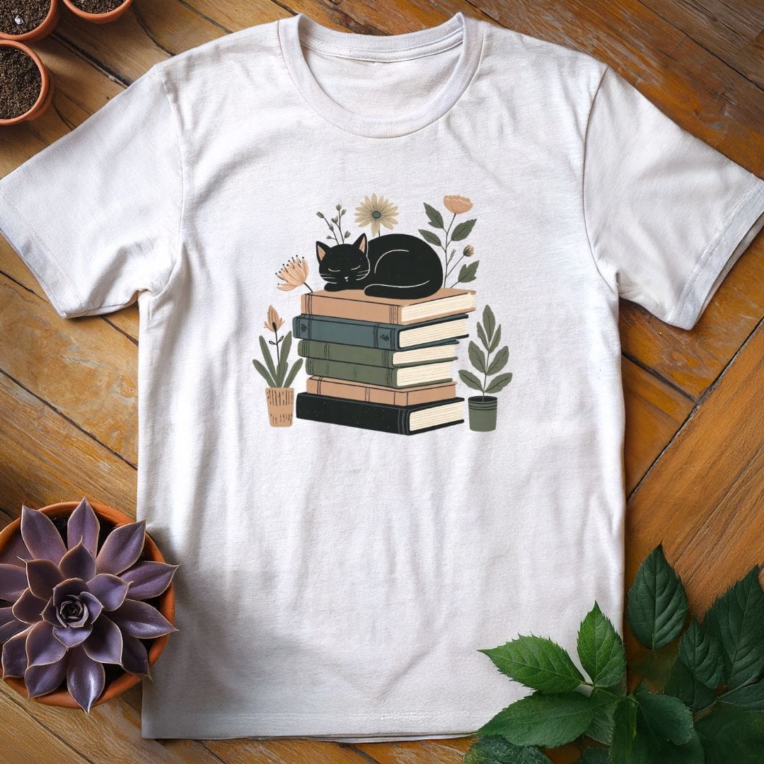 Sleeping Cat Tee T-Shirt White / S