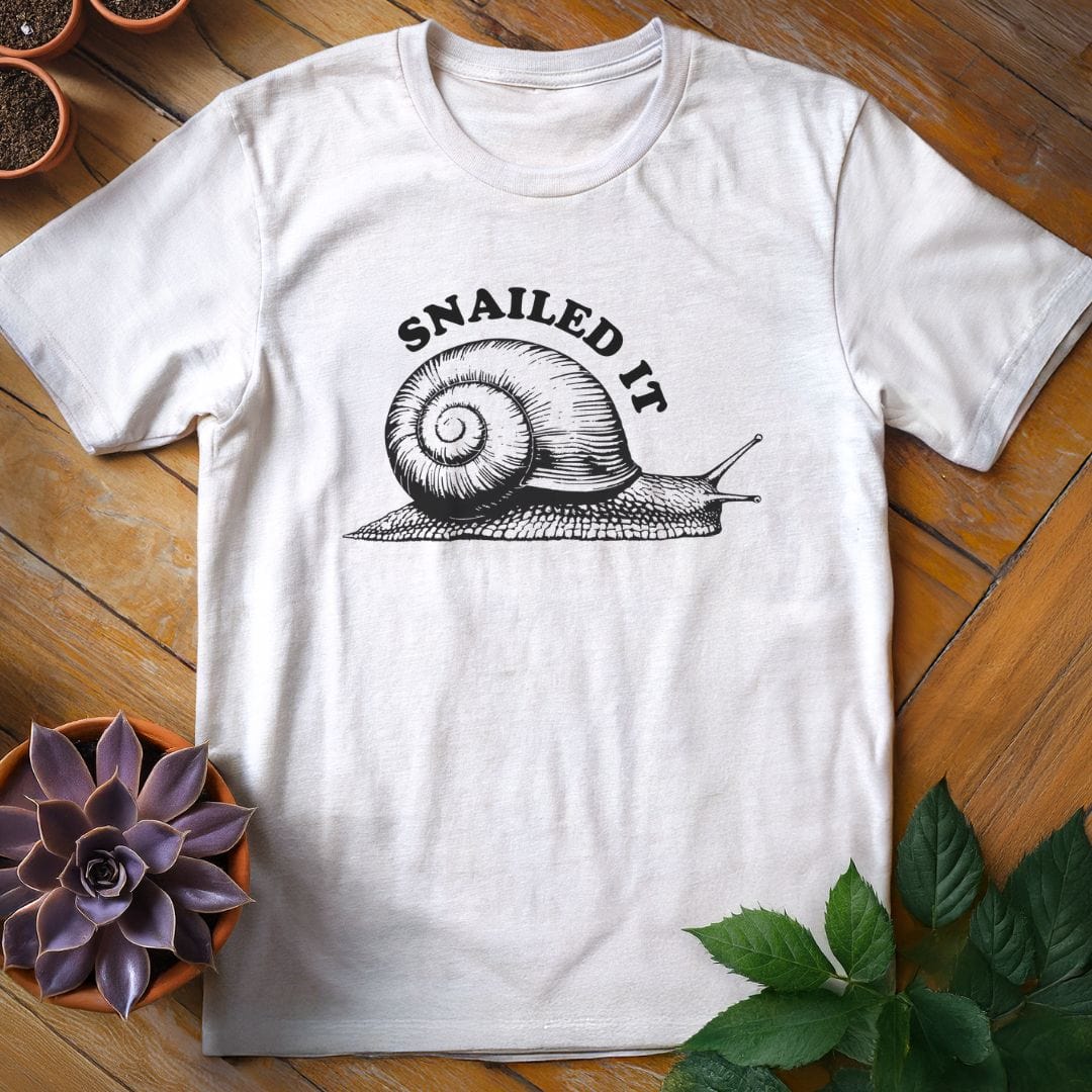 Snailed It Tee T-Shirt White / S