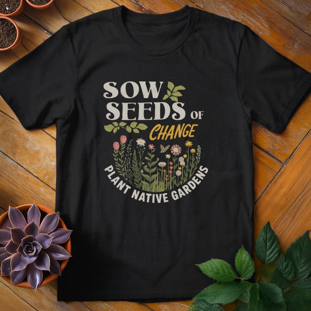 Sow Seeds of Change Tee T-Shirt Black / S
