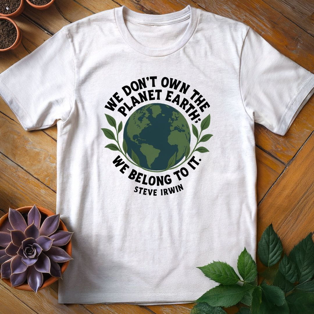 Steve Irwin Quote Tee T-Shirt White / S