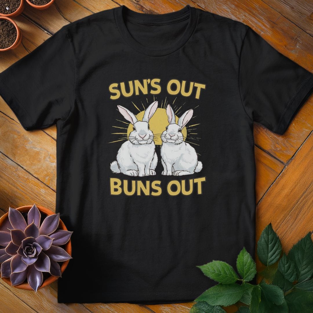 Sun's Out Buns Out Tee T-Shirt Black / S
