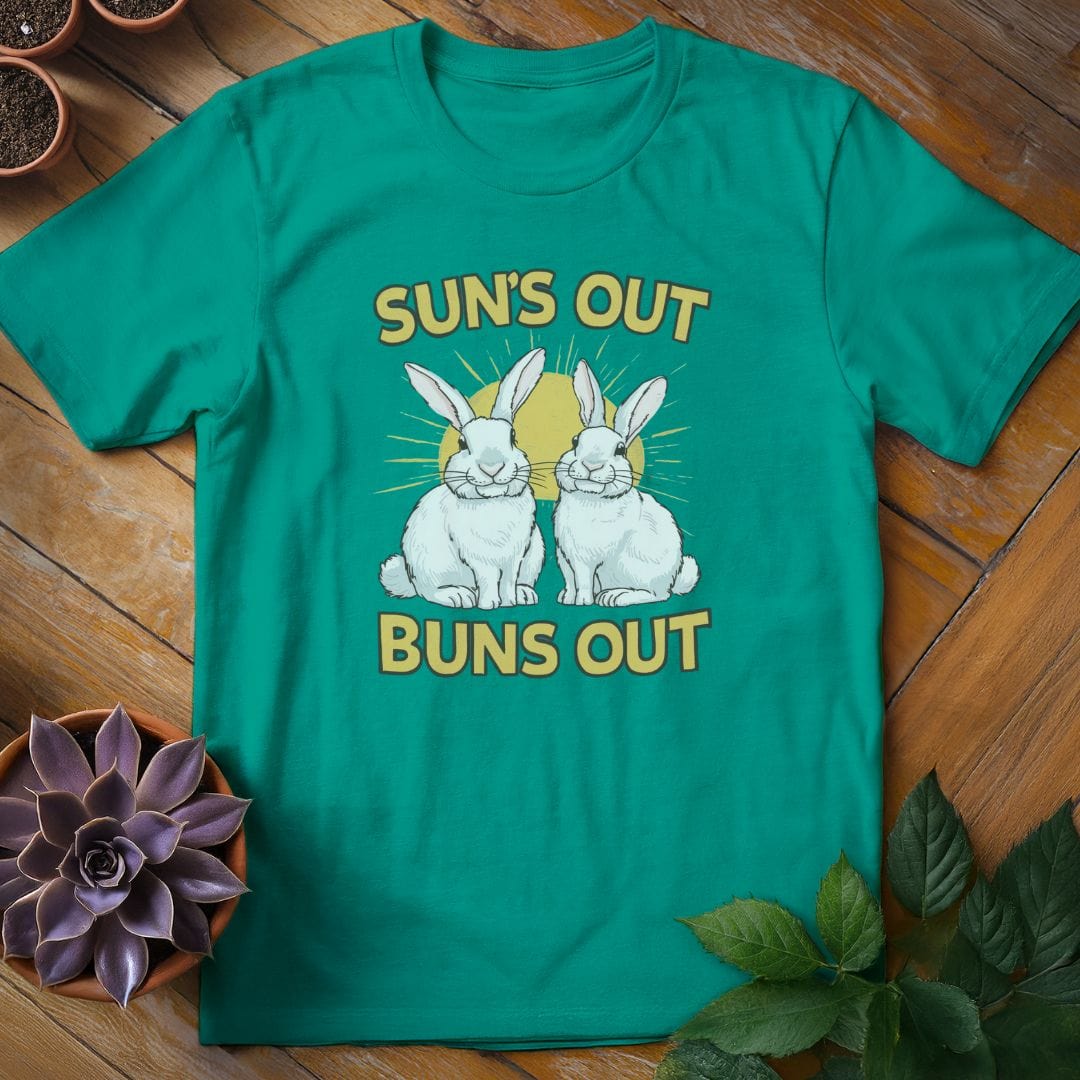 Sun's Out Buns Out Tee T-Shirt Jade Dome / S