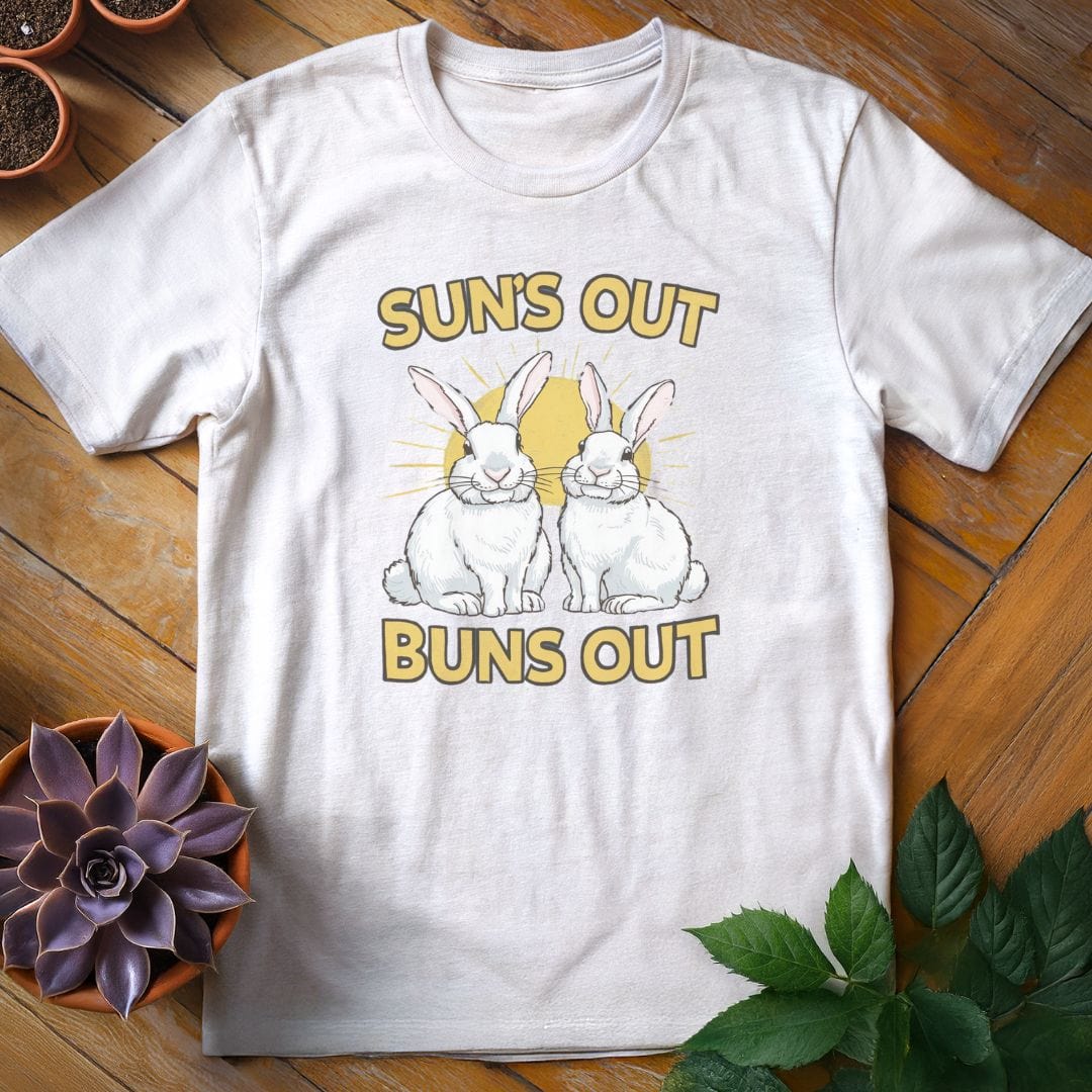 Sun's Out Buns Out Tee T-Shirt White / S