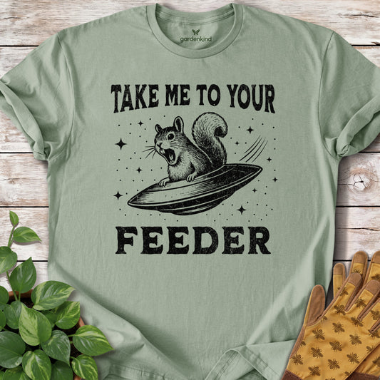Take Me To Your Feeder Tee, Sage