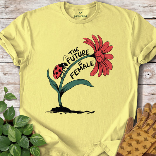 The Future is Female Tee, Cornsilk