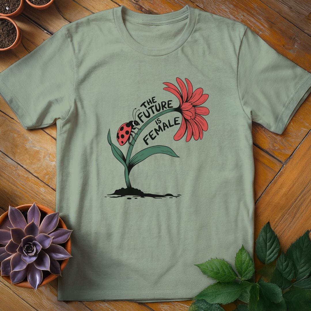 The Future is Female Tee T-Shirt Sage / XL