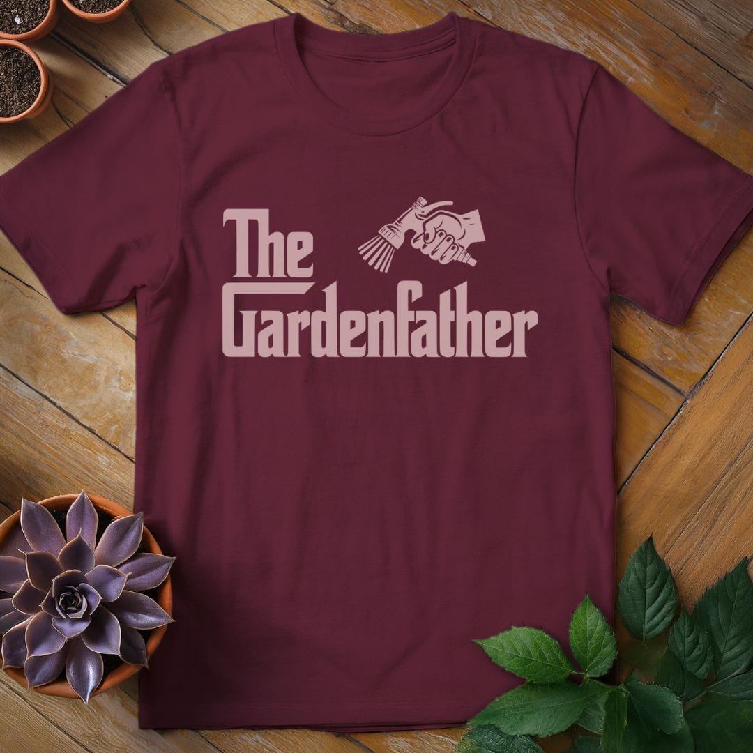 The Gardenfather Tee T-Shirt Maroon / S