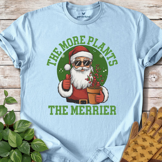 The More Plants the Merrier Tee, Light Blue