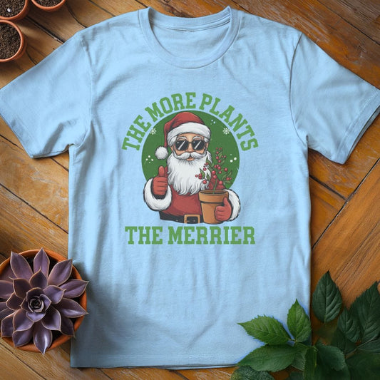 The More Plants the Merrier Tee T-Shirt Light Blue / S