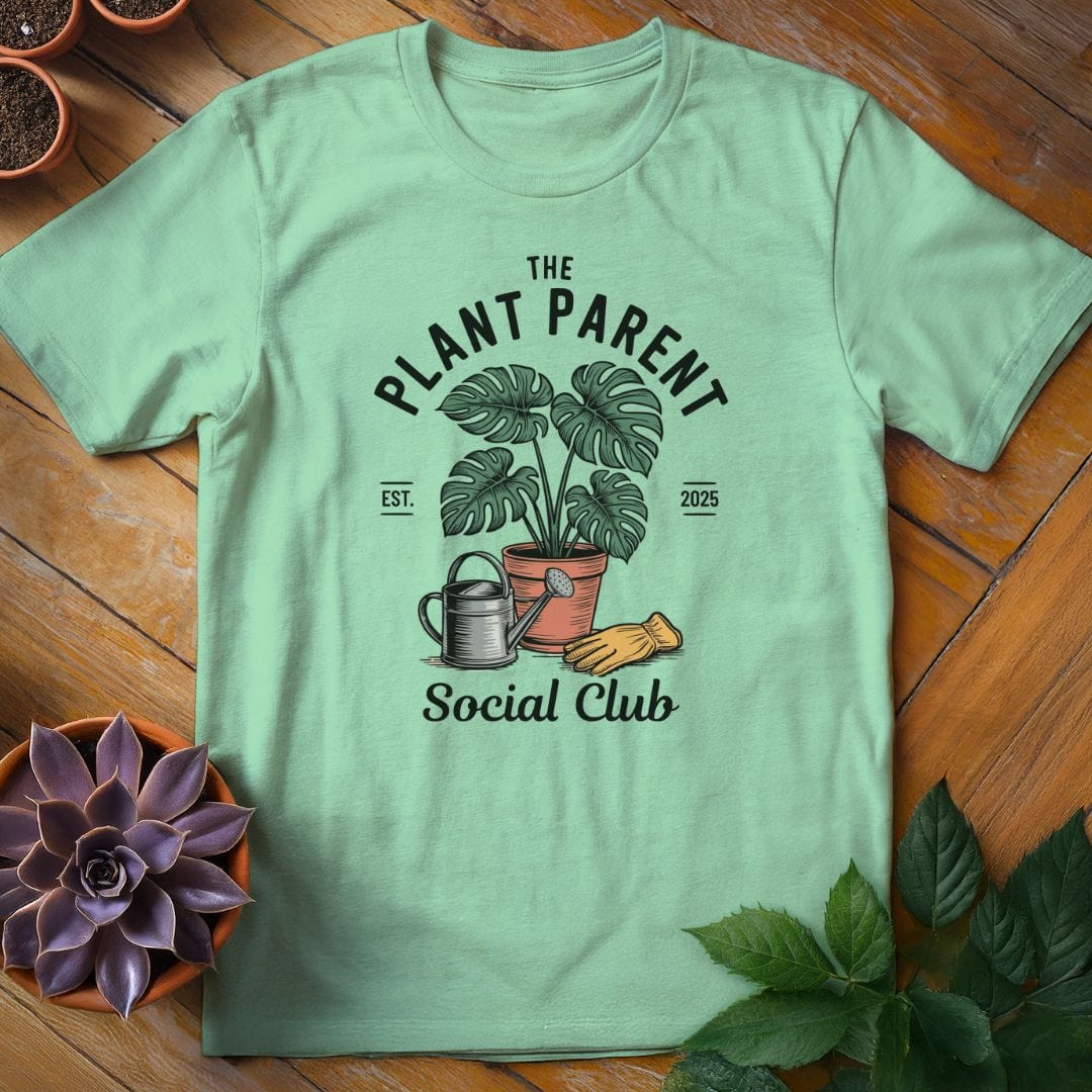 The Plant Parent Social Club Tee T-Shirt Mint Green / S