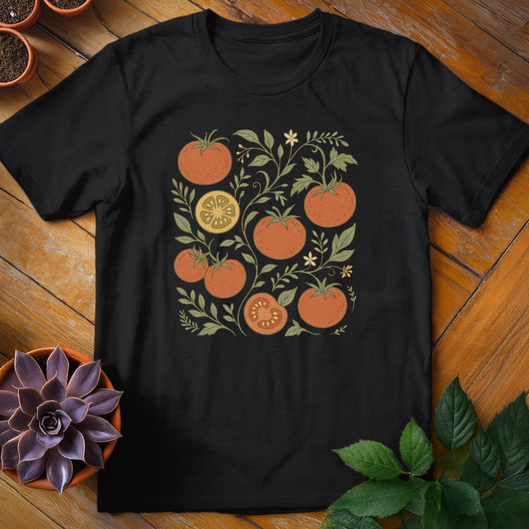 Tomatoes Tee T-Shirt Black / S