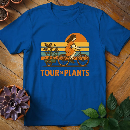 Tour de Plants Tee T-Shirt Royal / S
