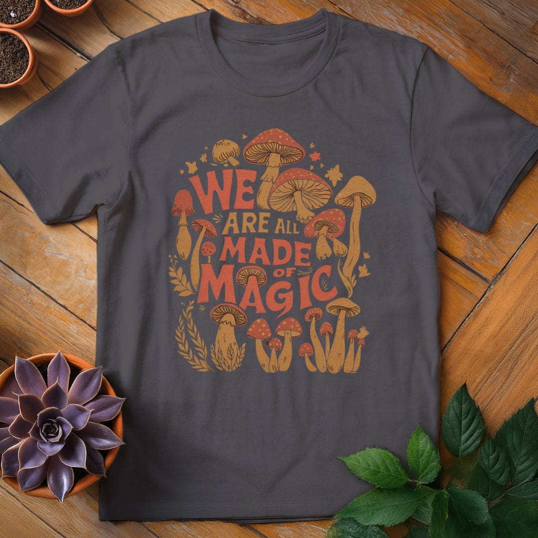 We Are All Made of Magic Tee T-Shirt Charcoal / S