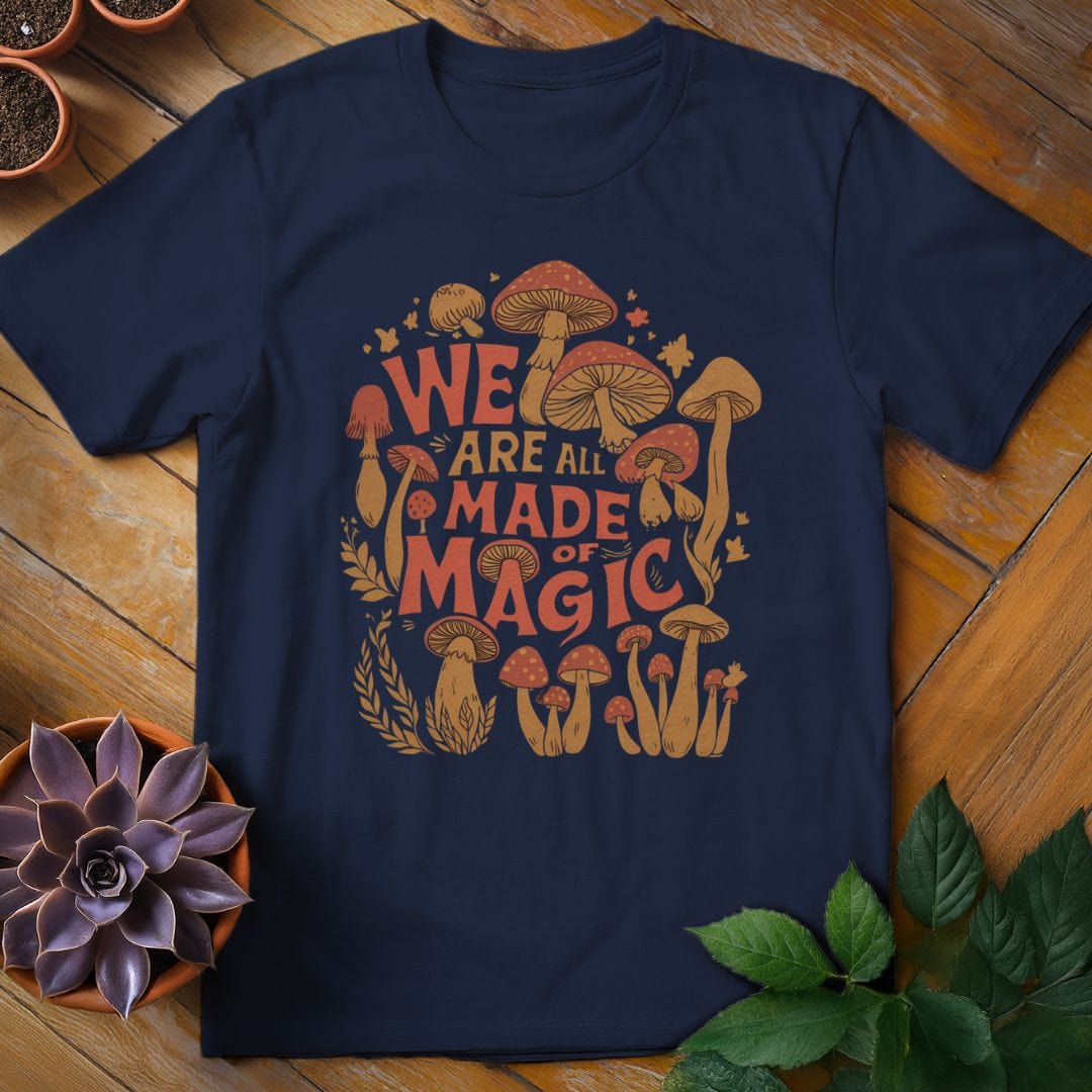 We Are All Made of Magic Tee T-Shirt Navy / S