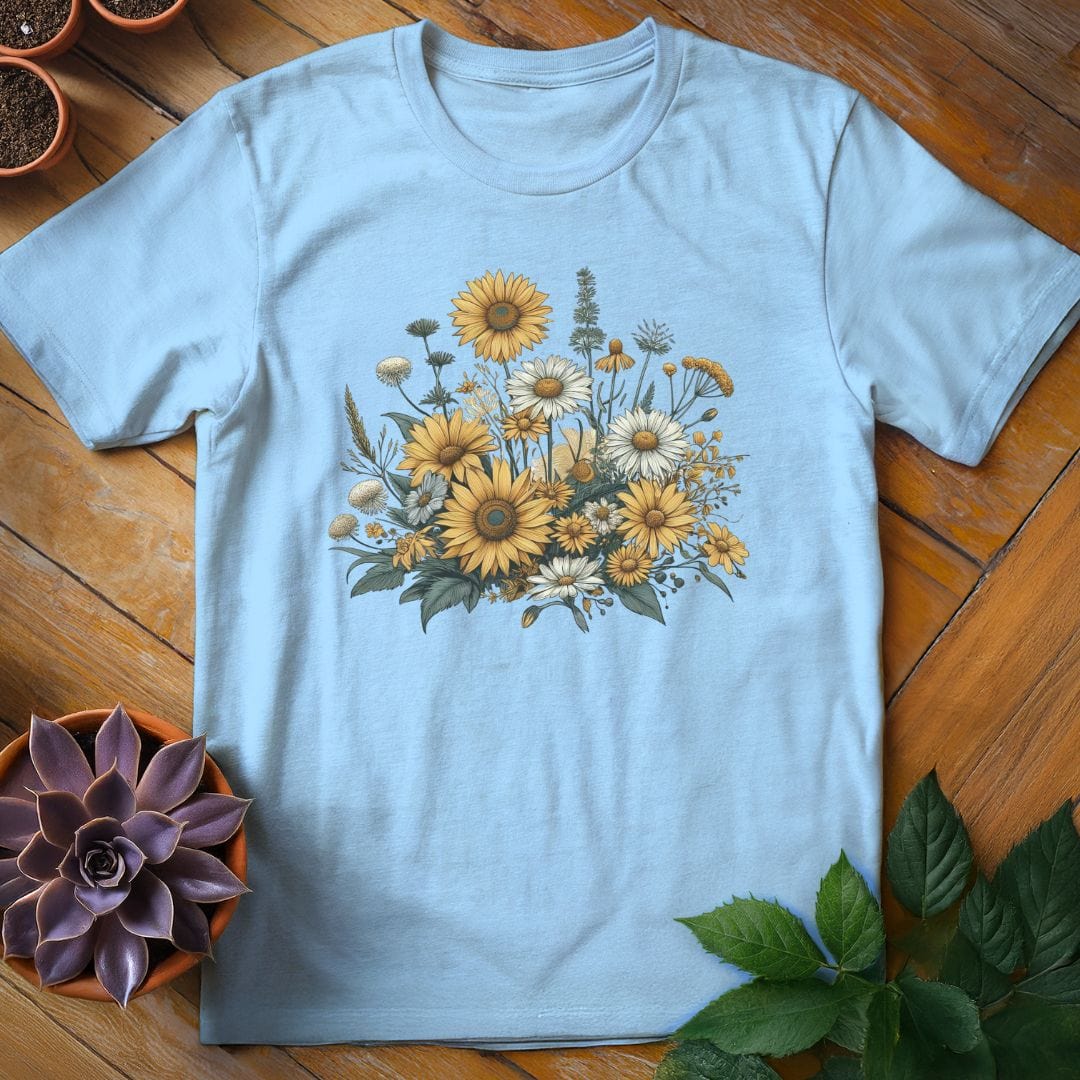 Wildflowers Tee T-Shirt Light Blue / S