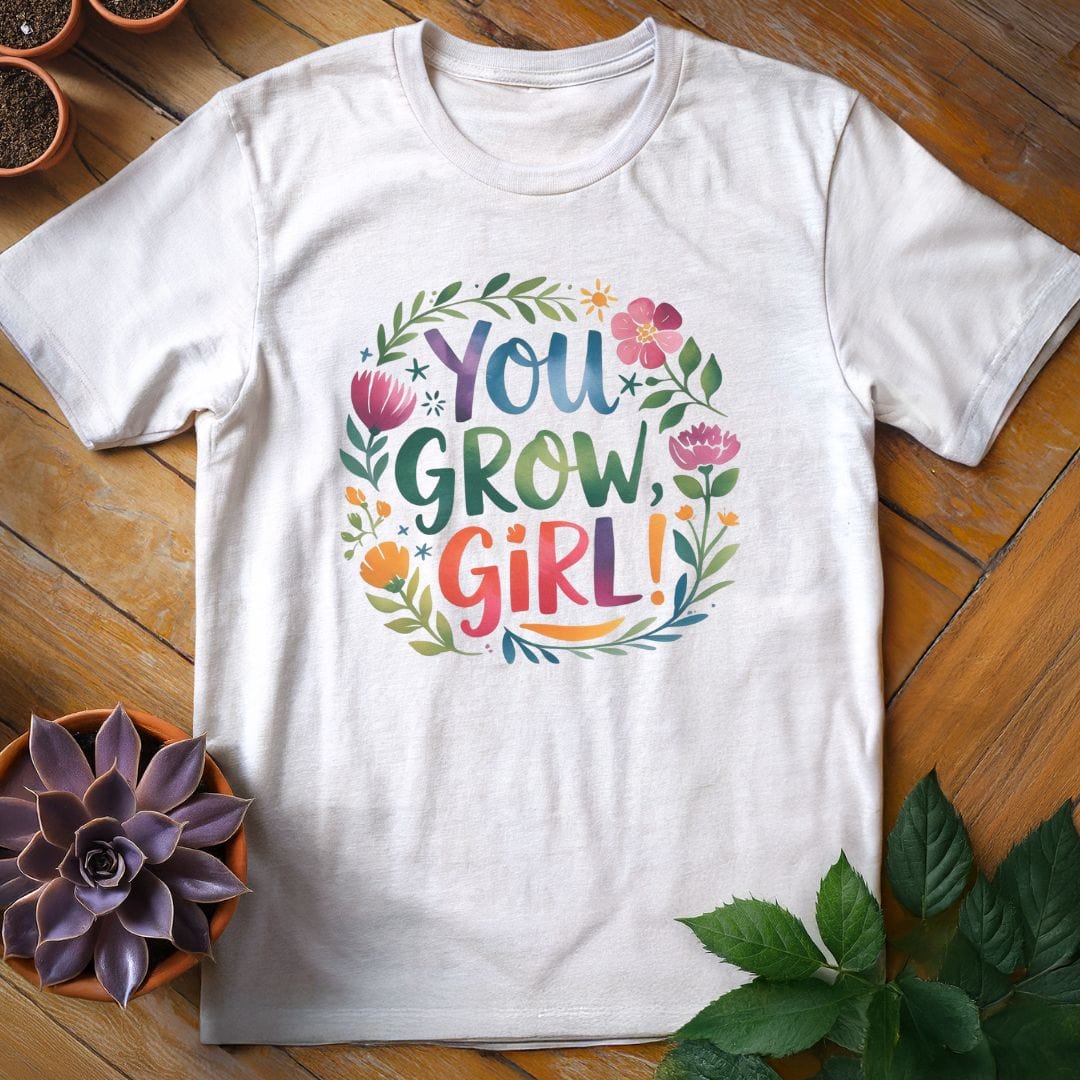 You Grow Girl Tee T-Shirt White / S