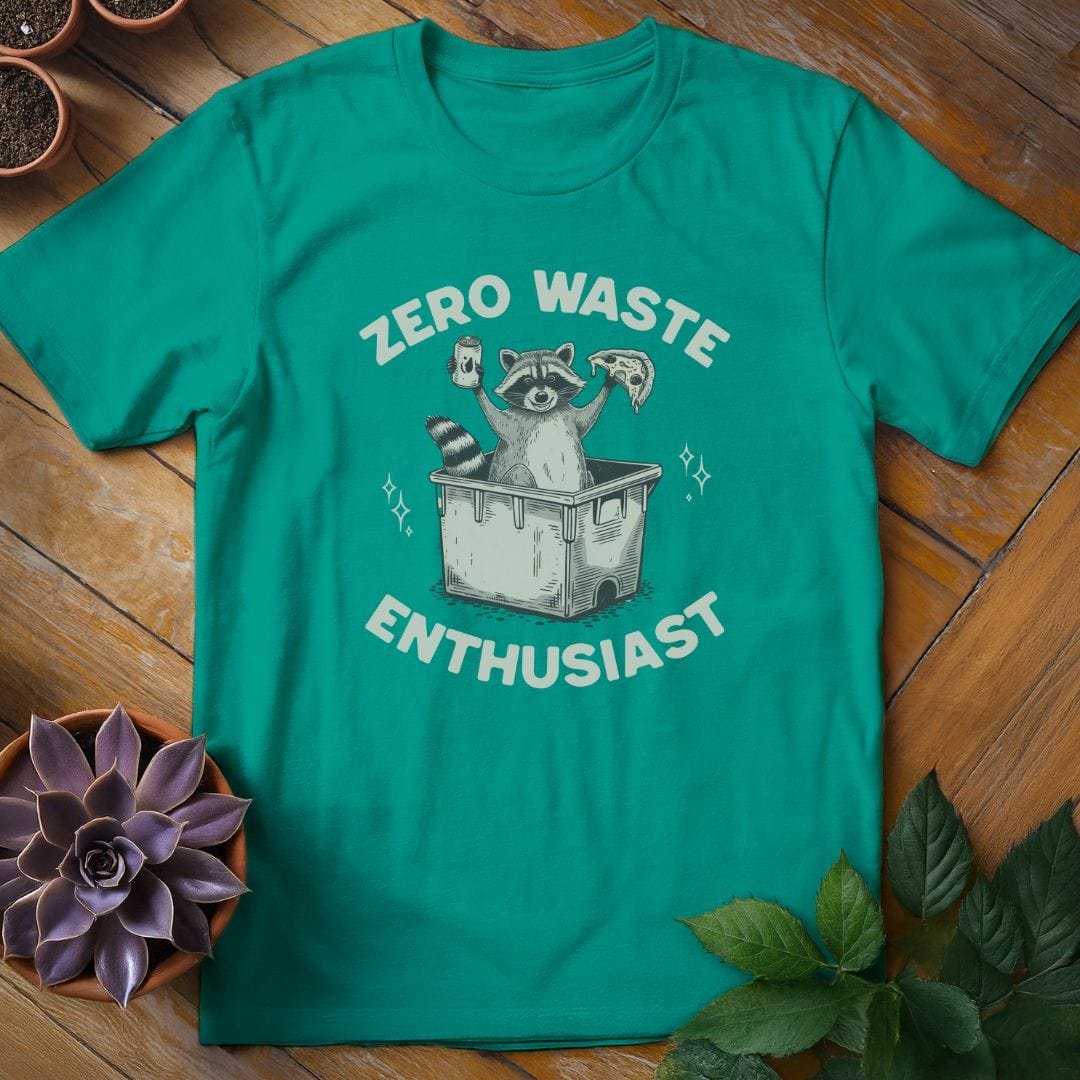 Zero Waste Enthusiast Tee T-Shirt Jade Dome / S