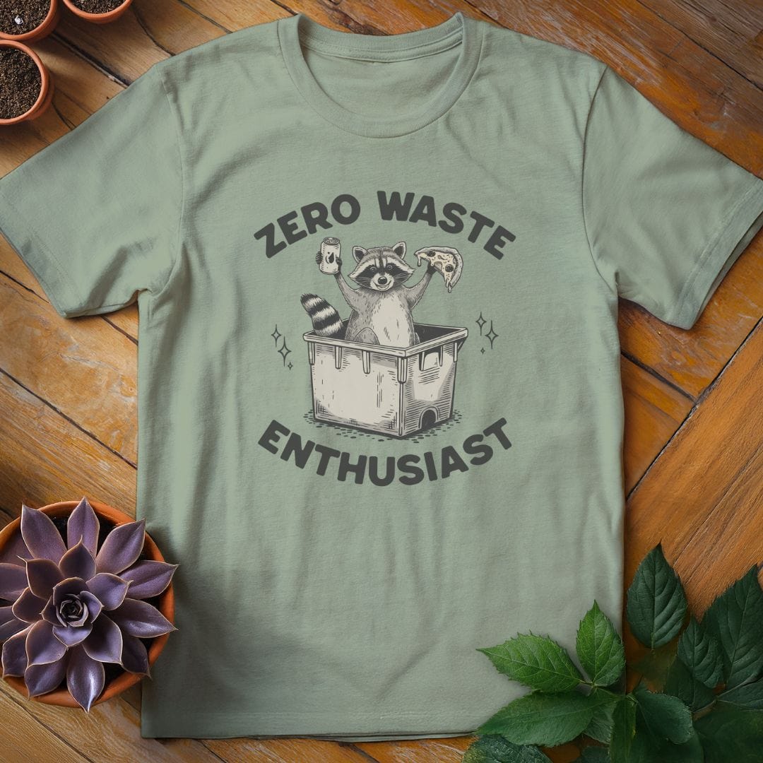 Zero Waste Enthusiast Tee T-Shirt Sage / XL
