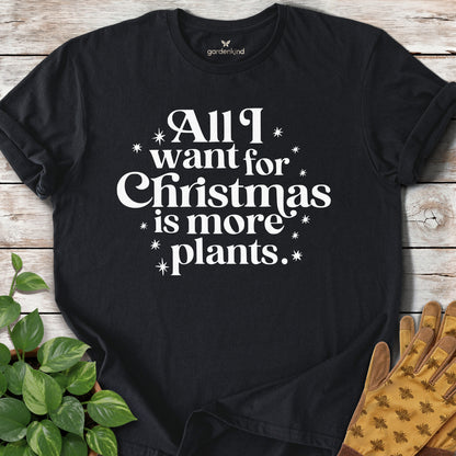 All I Want for Christmas Tee, Black