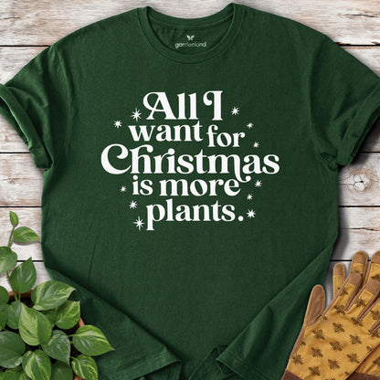 All I Want for Christmas Tee, Forest Green