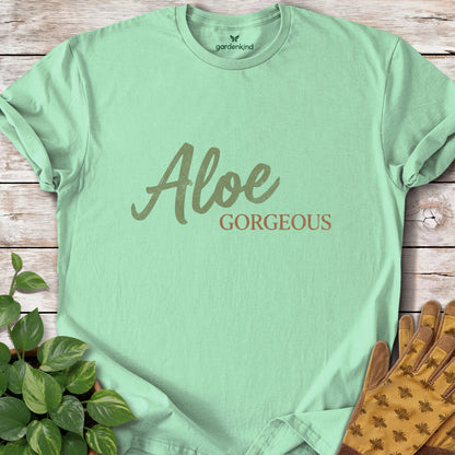 Aloe Gorgeous Tee, Mint Green